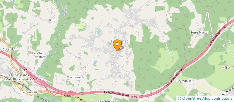 localisation de l'entreprise AMICALE LAIQUE DE PEYRIGNAC à PEYRIGNAC