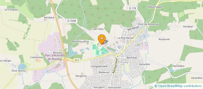 localisation de l'entreprise AMICALE LAIQUE DE PLOUAY à PLOUAY