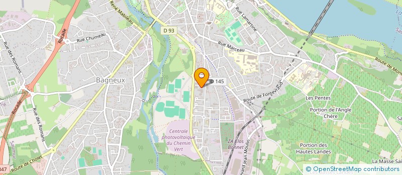 localisation de l'entreprise AMICALE LAIQUE DE PMF  SAUMUR