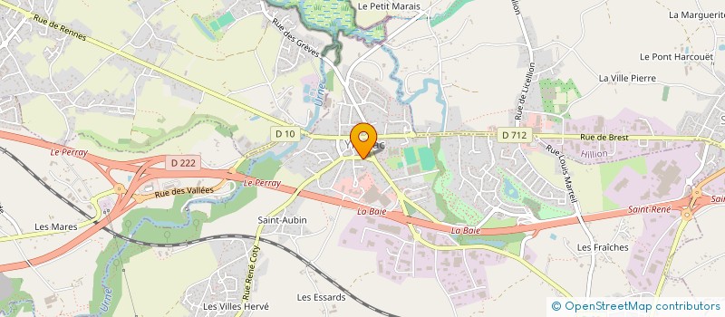 localisation de l'entreprise AMICALE LAIQUE DE POMMERET  POMMERET