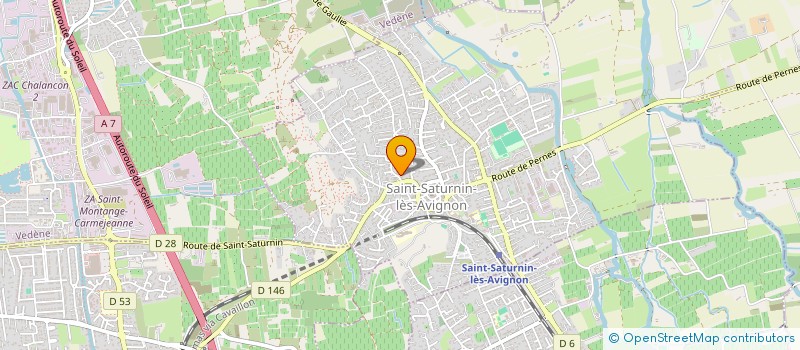 localisation de l'entreprise AMICALE LAIQUE DE SAINSATURNIN LES AVIGNON  SAINT-SATURNIN-LES-AVIGNON