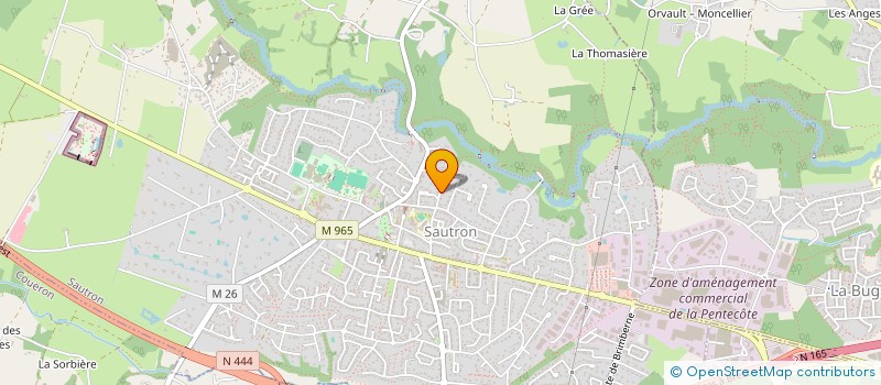 localisation de l'entreprise AMICALE LAIQUE DE SAUTRON à SAUTRON