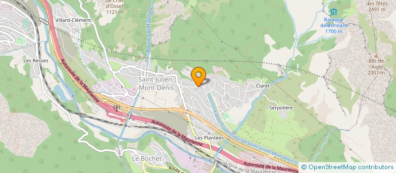 localisation de l'entreprise AMICALE LAIQUE DE ST JULIEN MONTDENIS  SAINT-JULIEN-MONT-DENIS