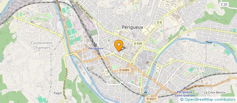 localisation de l'entreprise AMICALE LAIQUE DE ST MARTIN  PERIGUEUX