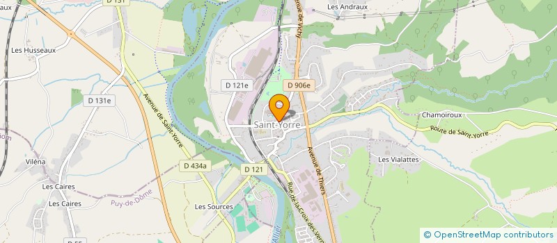 localisation de l'entreprise AMICALE LAIQUE DE ST YORRE à SAINT-YORRE