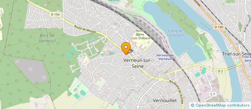 localisation de l'entreprise AMICALE LAIQUE DE VERNEUIL à VERNEUIL-SUR-SEINE