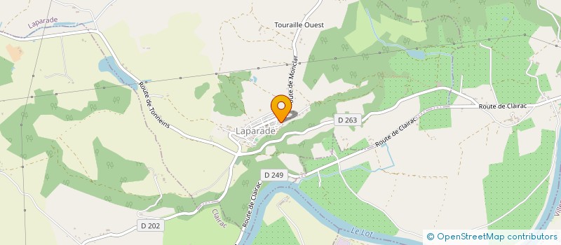 localisation de l'entreprise AMICALE LAIQUE DE VERTEUIL D'AGENAIS  VERTEUIL D'AGENAIS