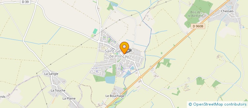 localisation de l'entreprise AMICALE LAIQUE DES 3S à SAINT-GERMAIN-DE-PRINCAY