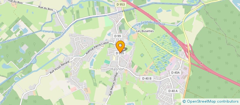 localisation de l'entreprise AMICALE LAIQUE DES ECOLES à HASNON