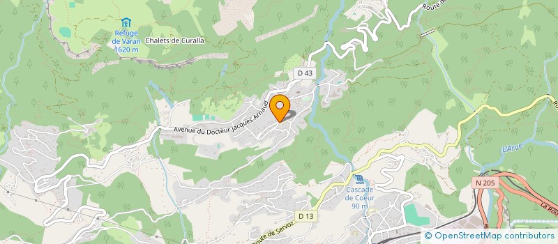 localisation de l'entreprise AMICALE LAIQUE DES ECOLES DU PLATEAU D'ASSY  PASSY