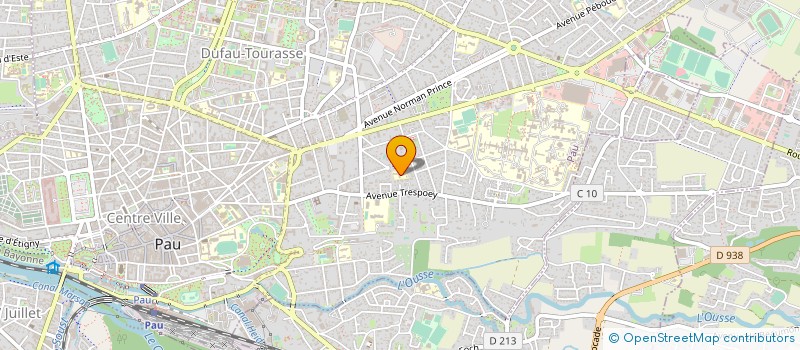 localisation de l'entreprise AMICALE LAIQUE DES LAURIERS à PAU