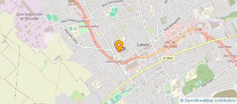 localisation de l'entreprise AMICALE LAIQUE DES MARICHELLES à LIEVIN