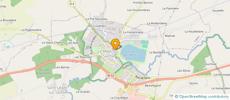 localisation de l'entreprise AMICALE LAIQUE DES PARENTS D ELEVES à LE MELE-SUR-SARTHE