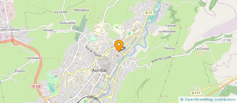 localisation de l'entreprise AMICALE LAIQUE DES PARENTS ET AMIS DE L'ECOLE D'APPLICATION DES FRERES DELMAS  AURILLAC