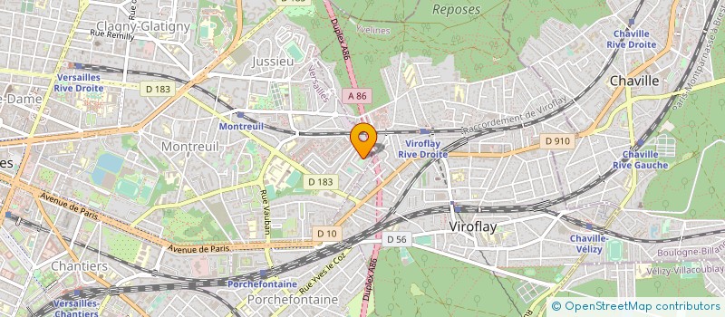 localisation de l'entreprise AMICALE LAIQUE DES PRES AUX BOIS à VERSAILLES