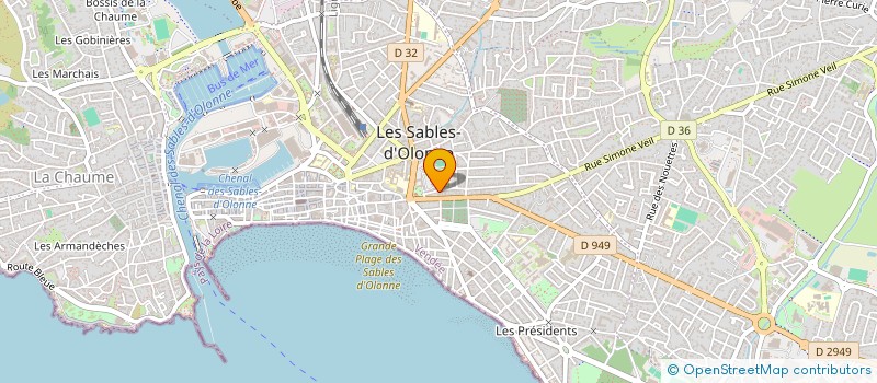 localisation de l'entreprise AMICALE LAIQUE DES SABLES à LES SABLES D'OLONNE