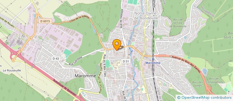 localisation de l'entreprise AMICALE LAIQUE DEVILLE-MAROMME à MAROMME