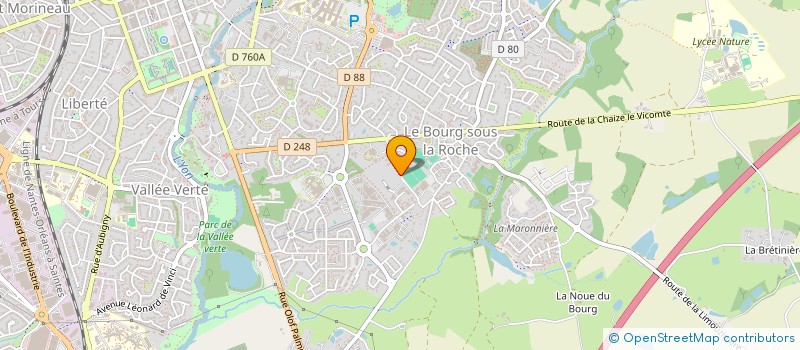 localisation de l'entreprise AMICALE LAIQUE DU BOURG SOUS LA ROCHE à LA ROCHE-SUR-YON