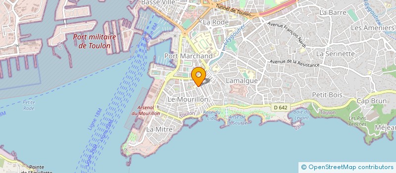 localisation de l'entreprise AMICALE LAIQUE DU MOURILLON à TOULON