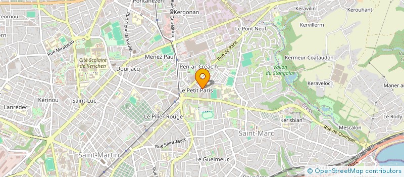 localisation de l'entreprise AMICALE LAIQUE DU PETIT PARIS à BREST