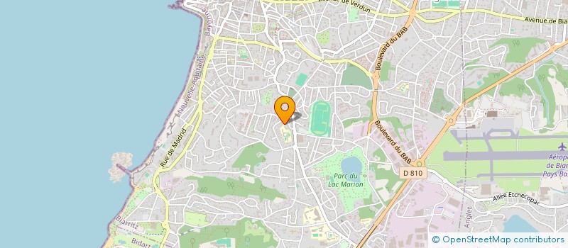 localisation de l'entreprise AMICALE LAIQUE DU REPTOU à BIARRITZ