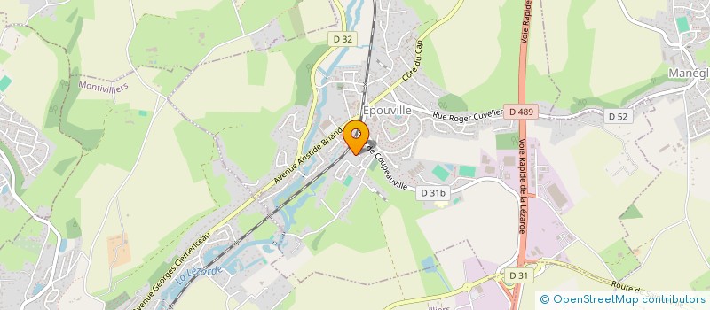 localisation de l'entreprise AMICALE LAIQUE DU ROULLE à EPOUVILLE