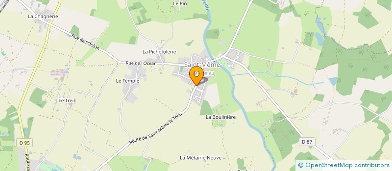 localisation de l'entreprise AMICALE LAIQUE DU TENU  MACHECOUL-SAINT-MEME