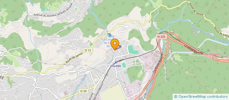 localisation de l'entreprise AMICALE LAIQUE ECOLE DE CHEDDE LE HAUT à PASSY