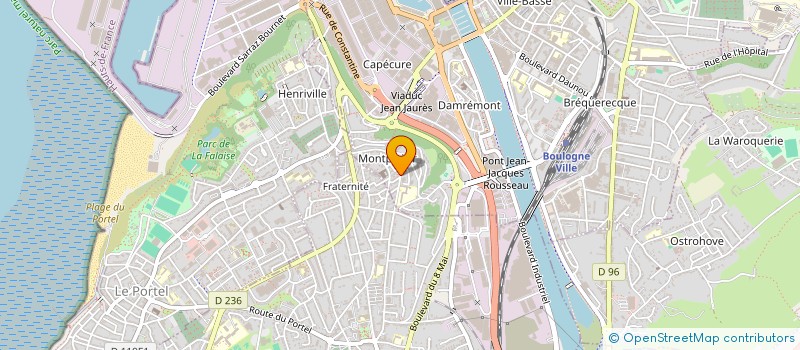 localisation de l'entreprise AMICALE LAIQUE ECOLE DUCHENNE à BOULOGNE-SUR-MER