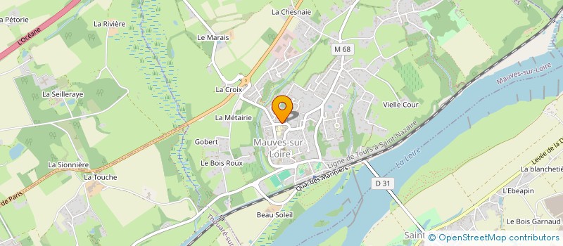 localisation de l'entreprise AMICALE LAIQUE ECOLE JULES VERNE DE MAUVES SUR LOIRE  MAUVES-SUR-LOIRE