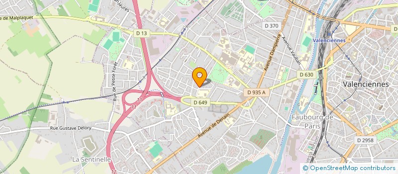 localisation de l'entreprise AMICALE LAIQUE ECOLE SIMEON CUVEILLIER  VALENCIENNES