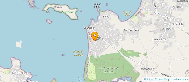 localisation de l'entreprise AMICALE LAIQUE ECOLE T PRIGENT SANTEC à SANTEC