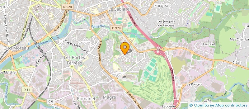 localisation de l'entreprise AMICALE LAIQUE ECOLES QUARTIER ST LAZARE à LIMOGES