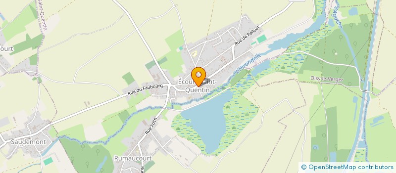 localisation de l'entreprise AMICALE LAIQUE ECOURTOISE à ECOURT-SAINT-QUENTIN