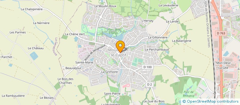 localisation de l'entreprise AMICALE LAIQUE EDUCATION POPULAIRE à MOUILLERON-LE-CAPTIF