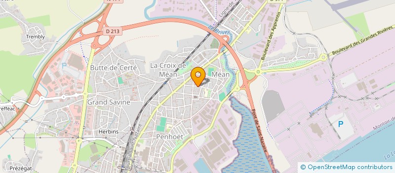 localisation de l'entreprise AMICALE LAIQUE ERNEST RENAN - GEORGE SAND  SAINT-NAZAIRE