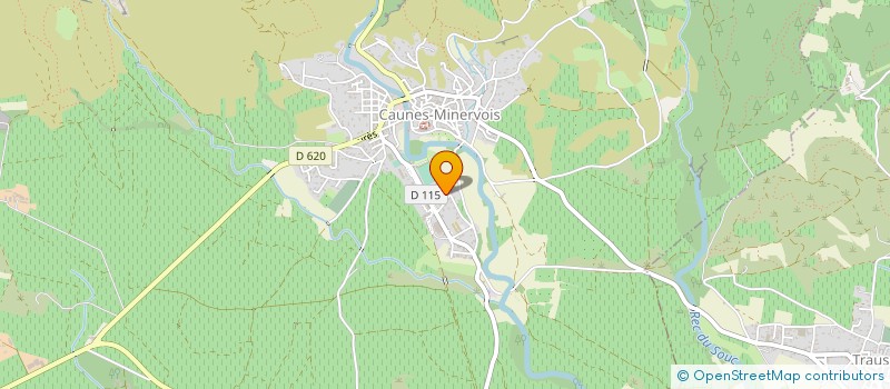 localisation de l'entreprise AMICALE LAIQUE ET FESTIVE DE TRAUSSE  TRAUSSE