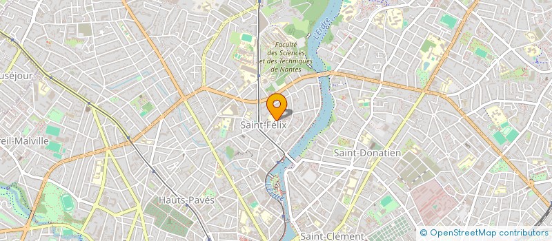 localisation de l'entreprise AMICALE LAIQUE FELLONNEAU à NANTES
