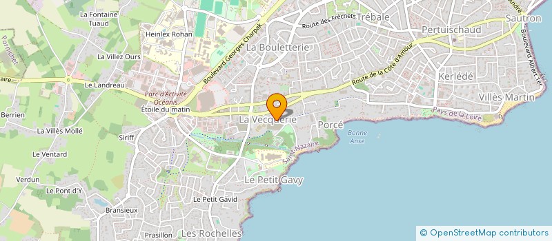 localisation de l'entreprise AMICALE LAIQUE FERDINAND BUISSON  SAINT-NAZAIRE