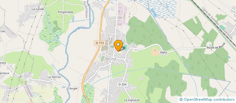 localisation de l'entreprise AMICALE LAIQUE - FOYER DES JEUNES ET D'EDUCATION POPULAIRE  BESNE