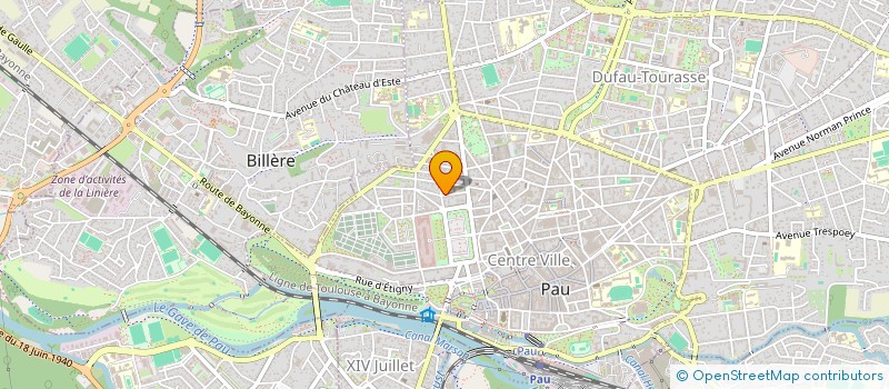 localisation de l'entreprise AMICALE LAIQUE GPE SCOLAIRE G.PHOEBUS à PAU