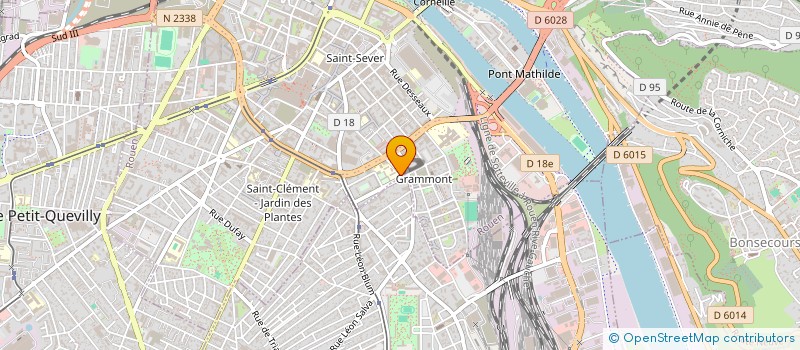 localisation de l'entreprise AMICALE LAIQUE HONORE DE BALZAC à ROUEN