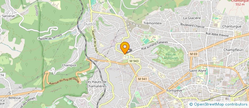 localisation de l'entreprise AMICALE LAIQUE JEAN ZAY  CLERMONT-FERRAND