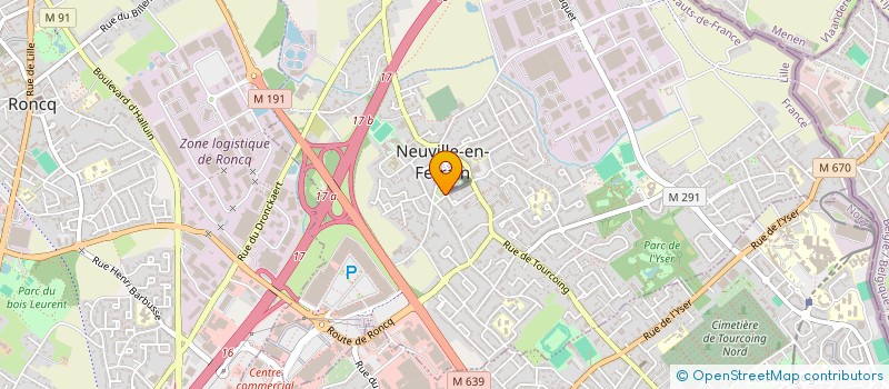 localisation de l'entreprise AMICALE LAIQUE JULES FERRY  NEUVILLE-EN-FERRAIN