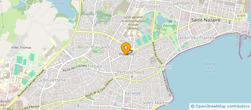 localisation de l'entreprise AMICALE LAIQUE JULES FERRY  SAINT-NAZAIRE