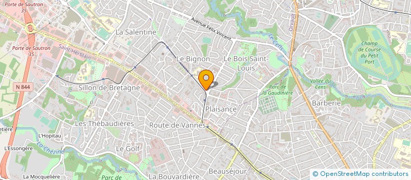 localisation de l'entreprise AMICALE LAIQUE LA FERRIERE à ORVAULT