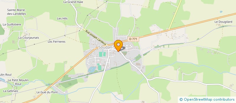 localisation de l'entreprise AMICALE LAIQUE LA SOUDANAISE à SOUDAN