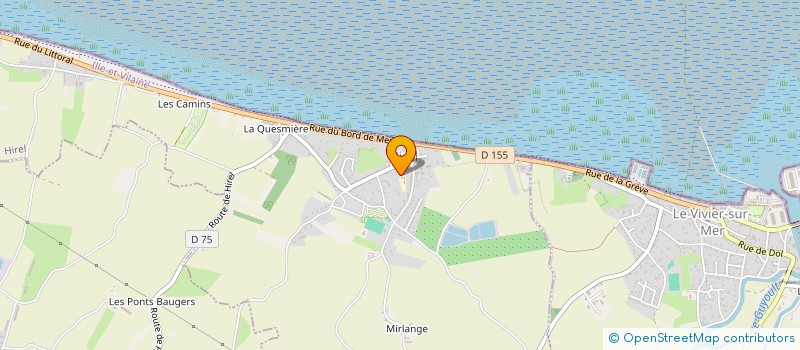 localisation de l'entreprise AMICALE LAIQUE LE LONG SILLON  HIREL