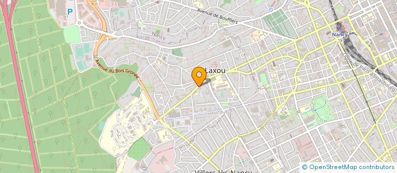 localisation de l'entreprise AMICALE LAIQUE LOUIS PERGAUD  LAXOU