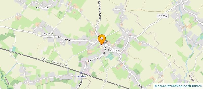 localisation de l'entreprise AMICALE LAIQUE MIXTE  LANDAS